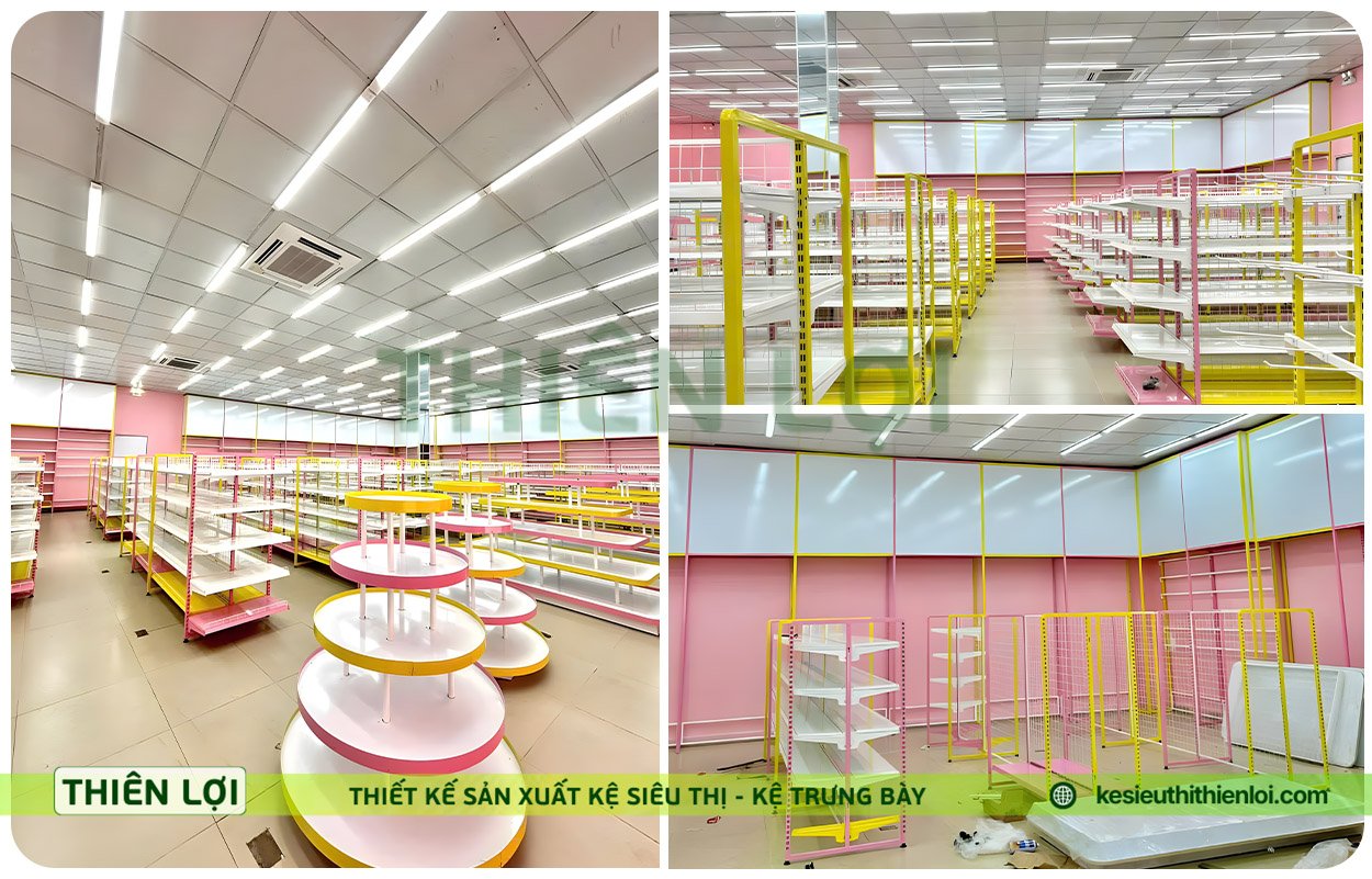 Kệ Siêu Thị Tại Biển Hồ Gia Lai