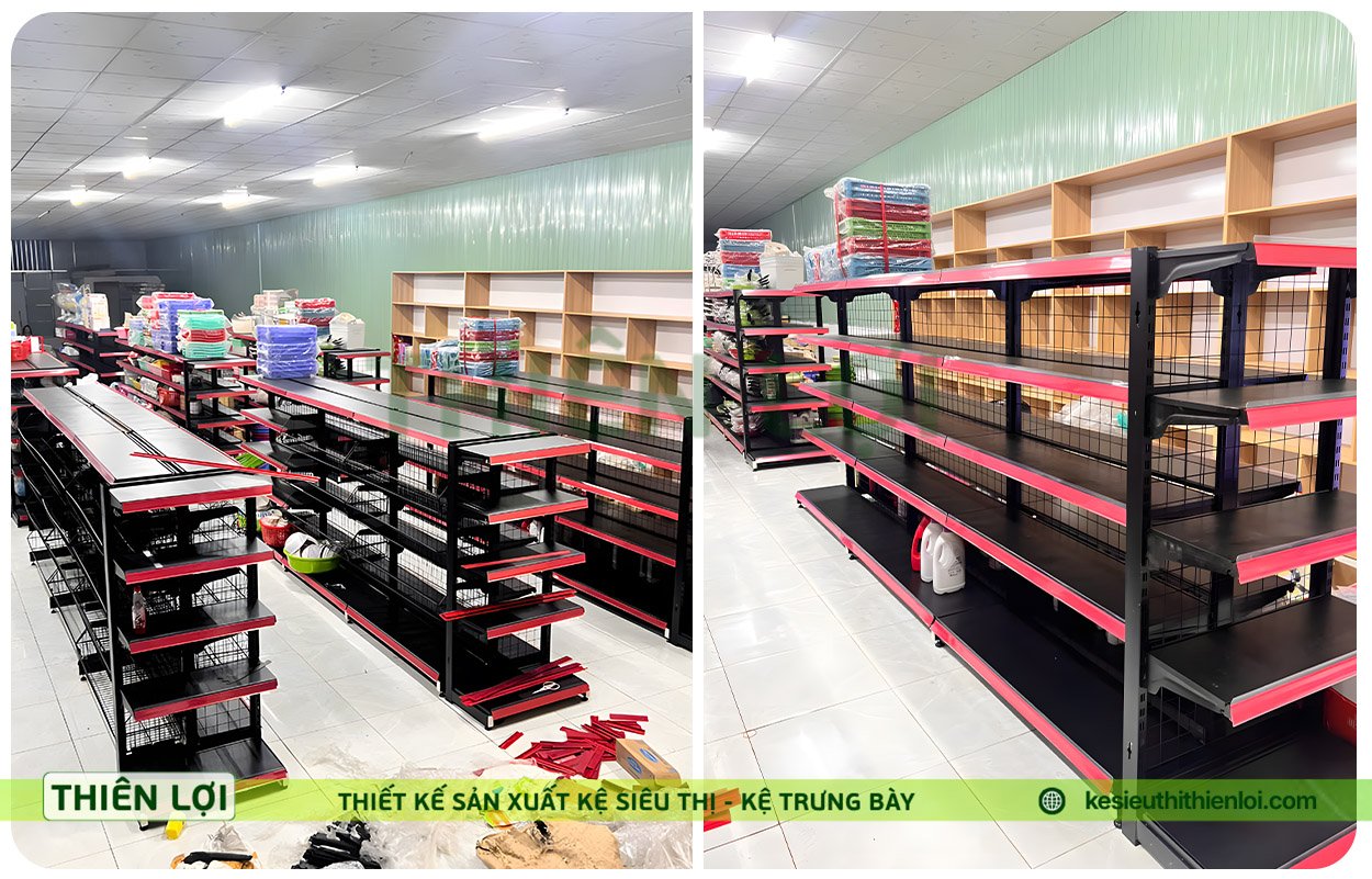 Kệ Siêu Thị Tại Đak Sơmei Gia Lai