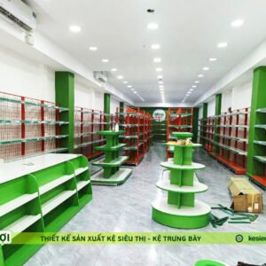 Kệ Siêu Thị - Kệ Lưới Áp Tường