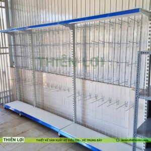 Kệ Siêu Thị - Kệ Đơn Lưng Lưới